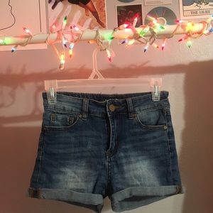 Denim shorts